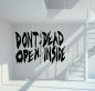 Preview: The Walking Dead - Dont Open Dead Inside Wandtattoo